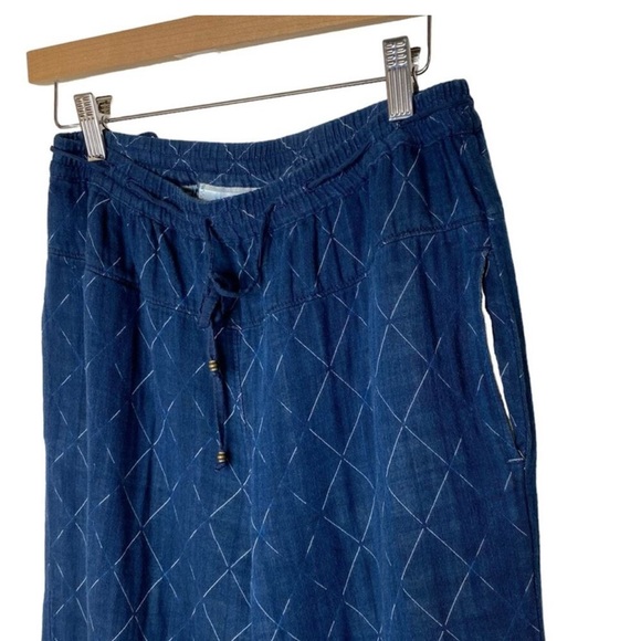 Anthropologie Hei Hei Drawstring Waist Cropped Printed Pants Women’s Size XS - Picture 5 of 11